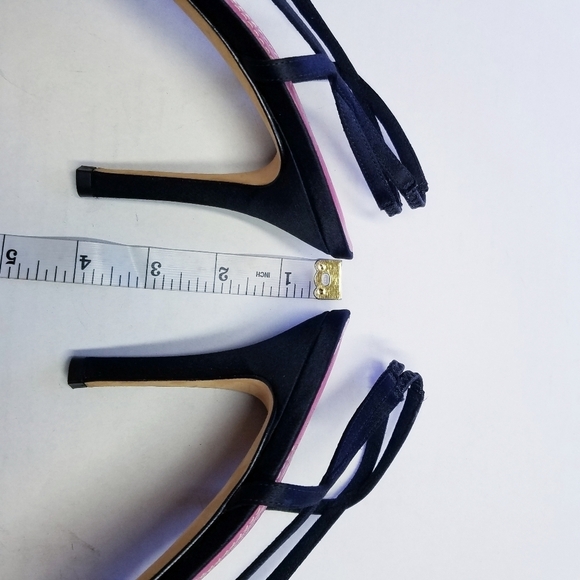 🌸 Kate Spade | Black Strap‎ Heel Sandals, size 9, Black - Picture 6 of 9